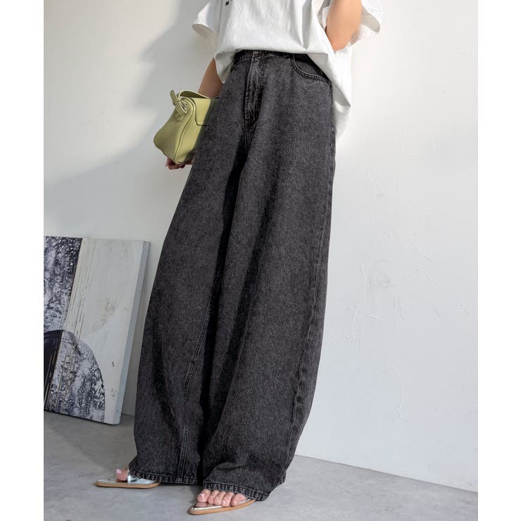 《JaVa ジャバコラボ》快適さとおしゃれの両立！バルーンデニムパンツ | Classical Elf  | 詳細画像10 