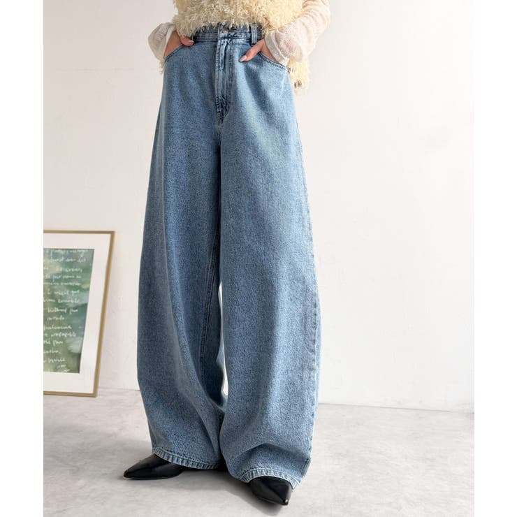 《JaVa ジャバコラボ》快適さとおしゃれの両立！バルーンデニムパンツ | Classical Elf  | 詳細画像14 