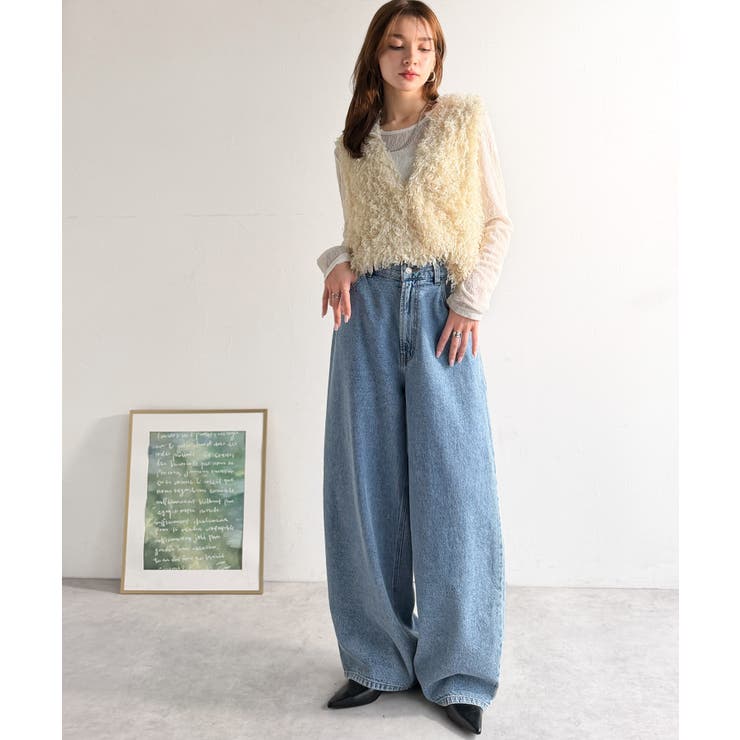 《JaVa ジャバコラボ》快適さとおしゃれの両立！バルーンデニムパンツ | Classical Elf  | 詳細画像15 