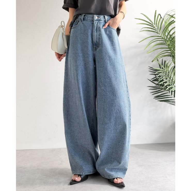 《JaVa ジャバコラボ》快適さとおしゃれの両立！バルーンデニムパンツ | Classical Elf  | 詳細画像18 