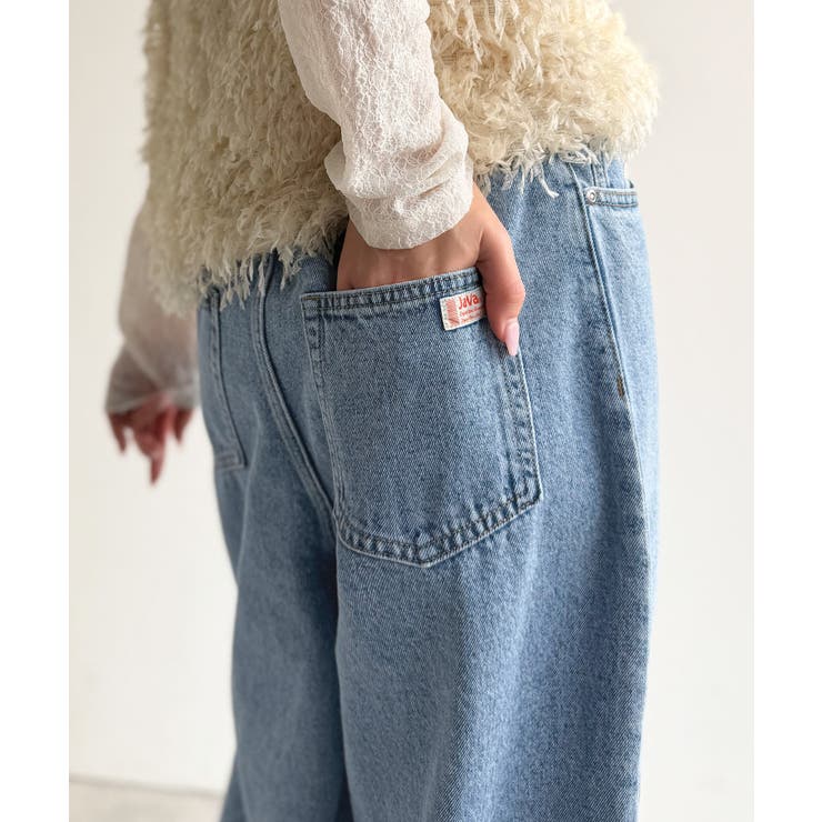 《JaVa ジャバコラボ》快適さとおしゃれの両立！バルーンデニムパンツ | Classical Elf  | 詳細画像24 