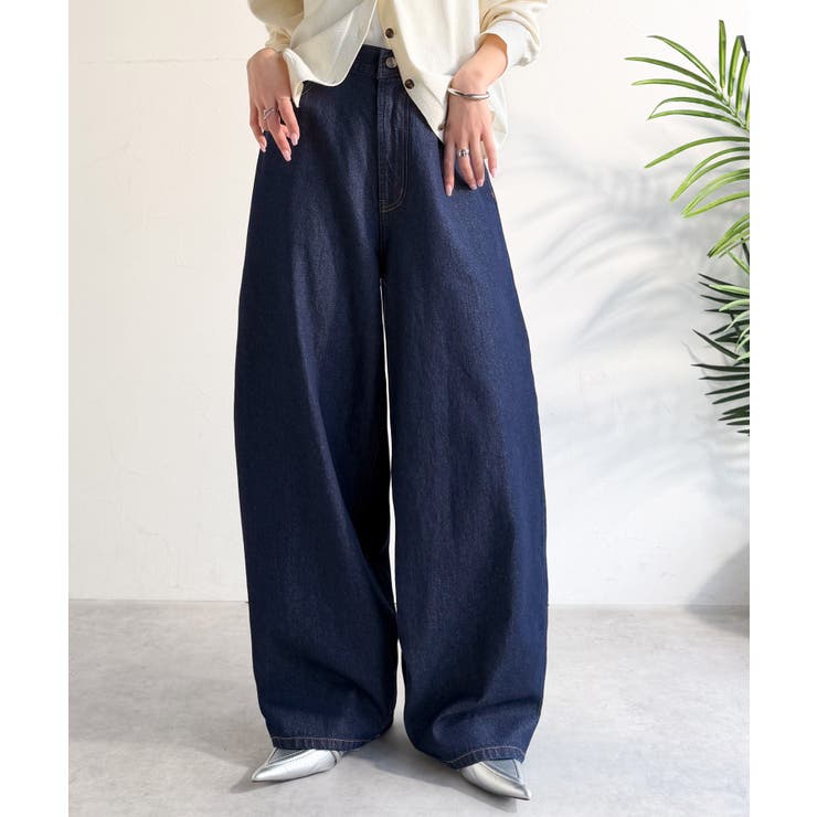 《JaVa ジャバコラボ》快適さとおしゃれの両立！バルーンデニムパンツ | Classical Elf  | 詳細画像25 