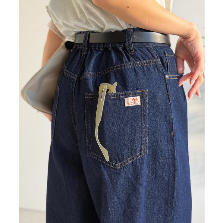 《JaVa ジャバコラボ》快適さとおしゃれの両立！バルーンデニムパンツ | Classical Elf  | 詳細画像35 