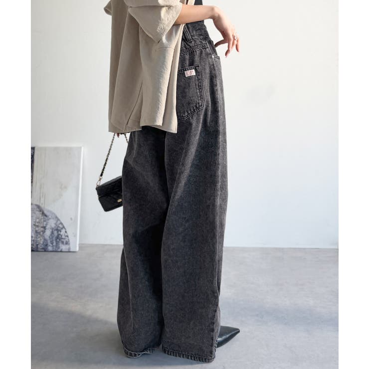 《JaVa ジャバコラボ》快適さとおしゃれの両立！バルーンデニムパンツ | Classical Elf  | 詳細画像4 