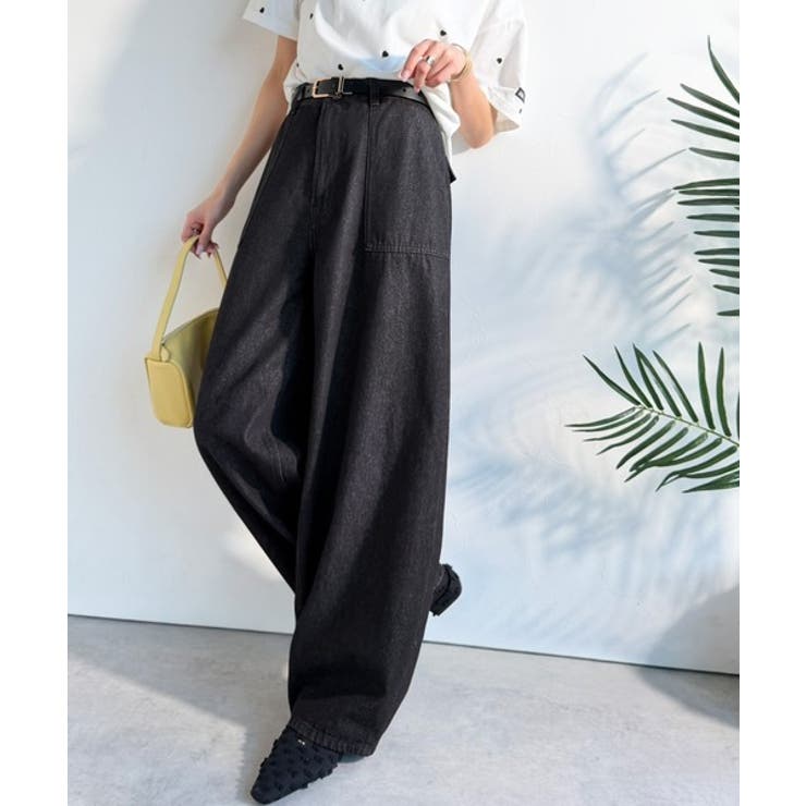 《JaVaジャバコラボ》 立体感でシルエット補正。ウエストゴムで履きやすい綿10… | Classical Elf  | 詳細画像2 