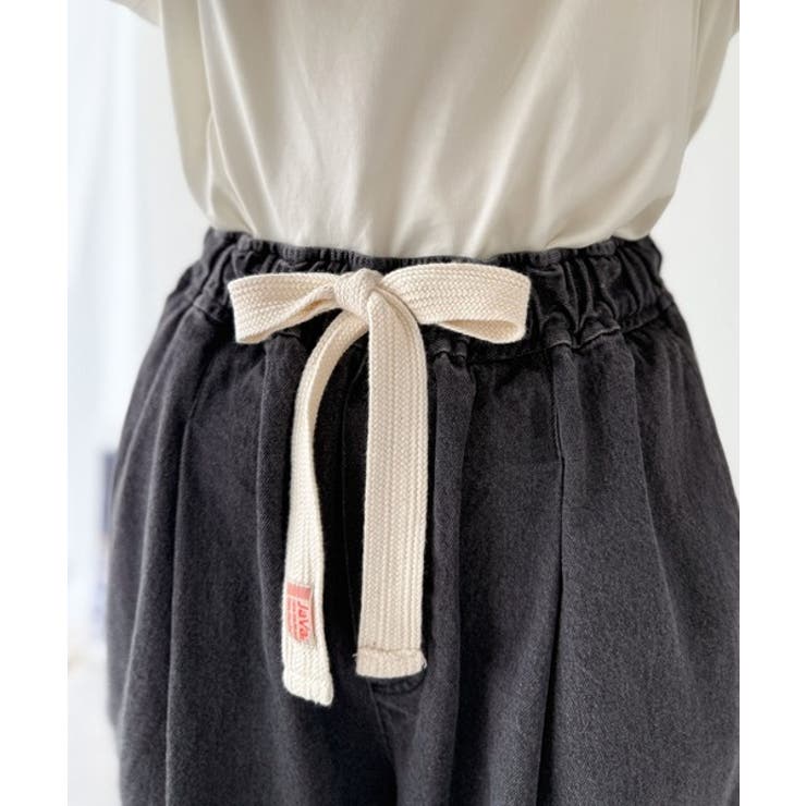 《JaVaジャバコラボ》365日、着回し無限！ウエストドロスト付きコクーンデニム… | Classical Elf  | 詳細画像27 