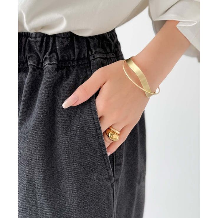 《JaVaジャバコラボ》365日、着回し無限！ウエストドロスト付きコクーンデニム… | Classical Elf  | 詳細画像28 