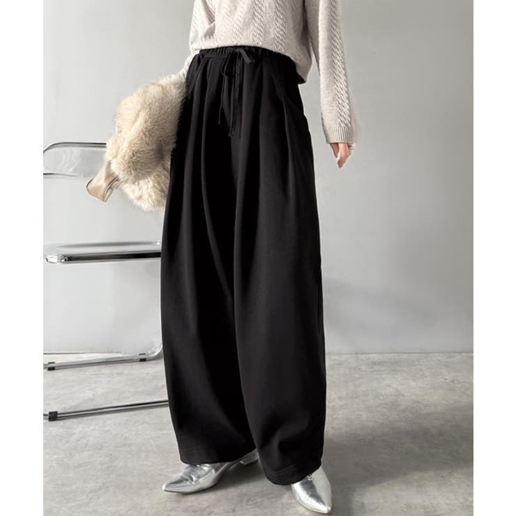 ゆるいだけじゃ、つまらない。裏毛変形かぶせポケットイージーパンツ | Classical Elf  | 詳細画像7