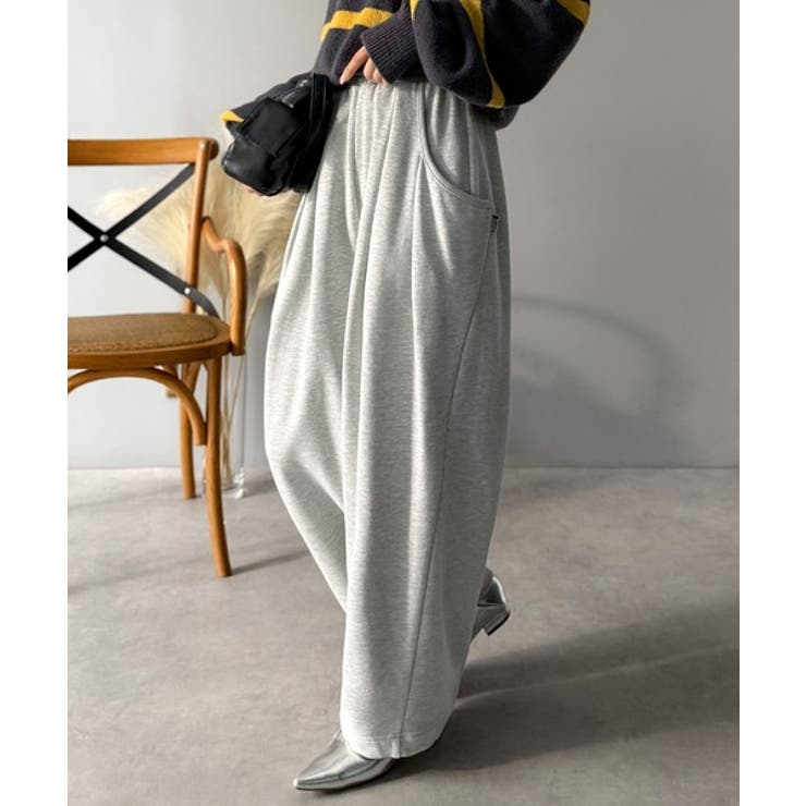 ゆるいだけじゃ、つまらない。裏毛変形かぶせポケットイージーパンツ | Classical Elf  | 詳細画像10