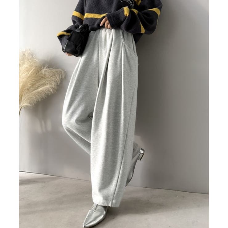 ゆるいだけじゃ、つまらない。裏毛変形かぶせポケットイージーパンツ | Classical Elf  | 詳細画像11