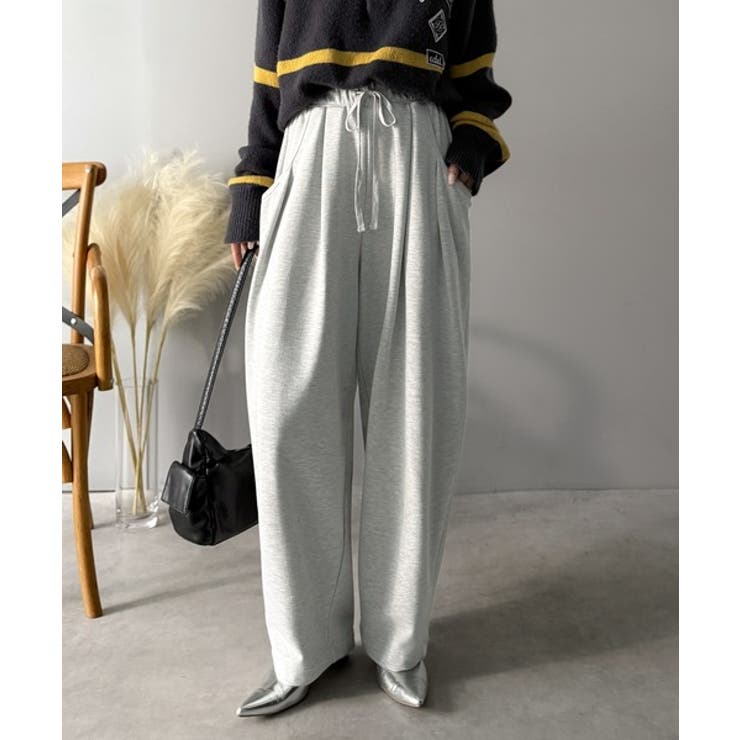 ゆるいだけじゃ、つまらない。裏毛変形かぶせポケットイージーパンツ | Classical Elf  | 詳細画像13