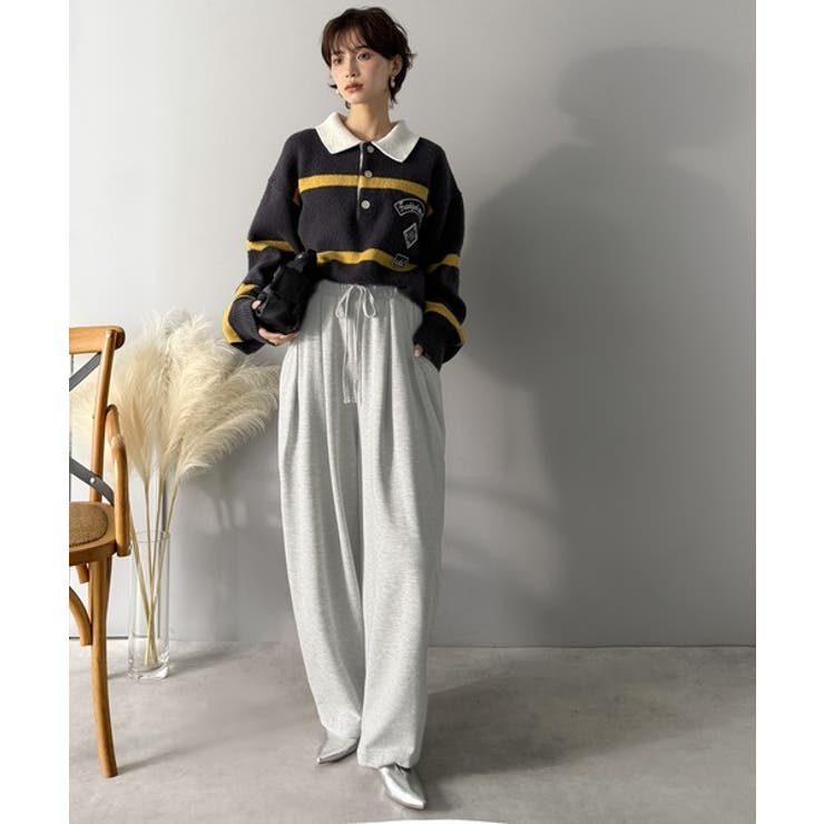 ゆるいだけじゃ、つまらない。裏毛変形かぶせポケットイージーパンツ | Classical Elf  | 詳細画像14