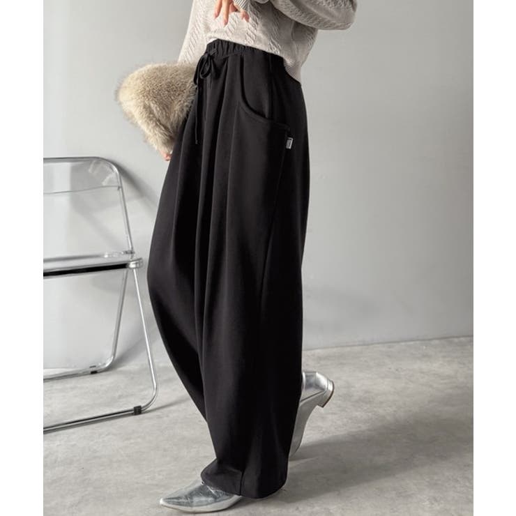 ゆるいだけじゃ、つまらない。裏毛変形かぶせポケットイージーパンツ | Classical Elf  | 詳細画像1