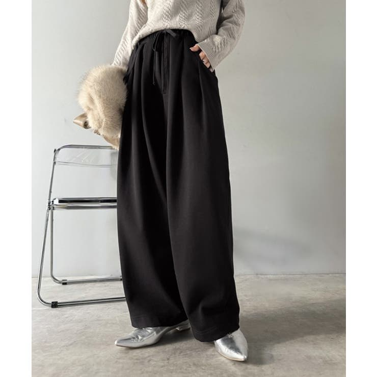 ゆるいだけじゃ、つまらない。裏毛変形かぶせポケットイージーパンツ | Classical Elf  | 詳細画像2