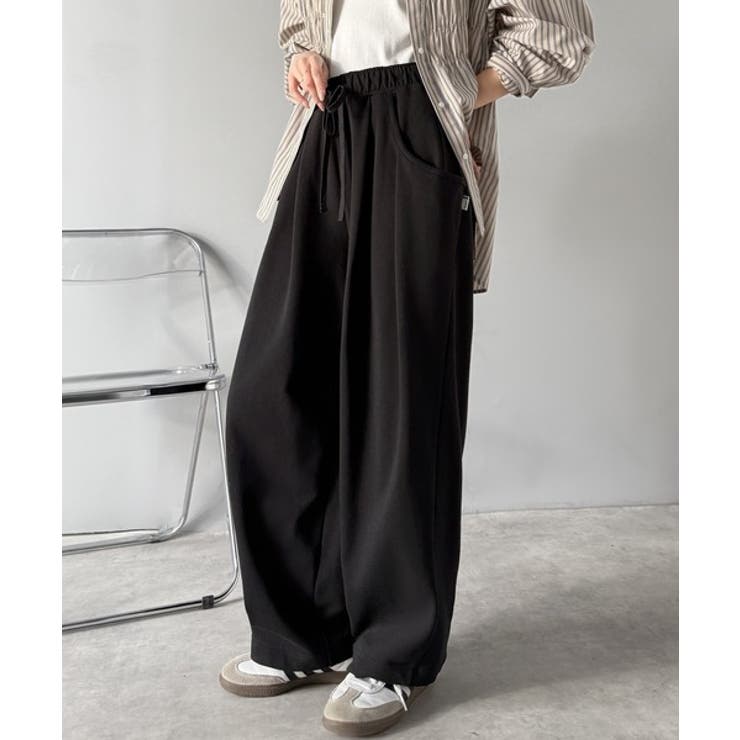 ゆるいだけじゃ、つまらない。裏毛変形かぶせポケットイージーパンツ | Classical Elf  | 詳細画像3