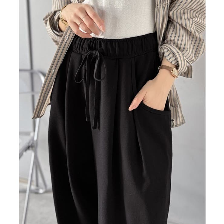 ゆるいだけじゃ、つまらない。裏毛変形かぶせポケットイージーパンツ | Classical Elf  | 詳細画像4