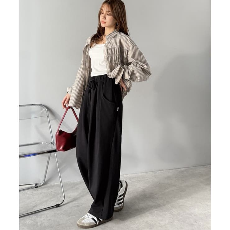 ゆるいだけじゃ、つまらない。裏毛変形かぶせポケットイージーパンツ | Classical Elf  | 詳細画像5