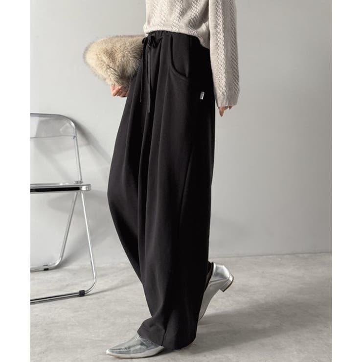 ゆるいだけじゃ、つまらない。裏毛変形かぶせポケットイージーパンツ | Classical Elf  | 詳細画像6