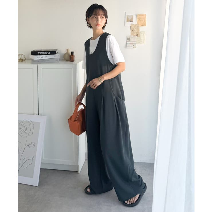《JaVaジャバコラボ》上品カットジョーゼットで大人のリラックス感♪Uネックオー… | Classical Elf  | 詳細画像26 