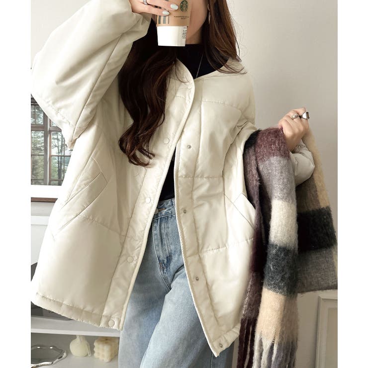 《JaVaジャバコラボ》さっとラフに羽織る、ワードローブの必需品！ノーカラー軽量… | Classical Elf  | 詳細画像1 