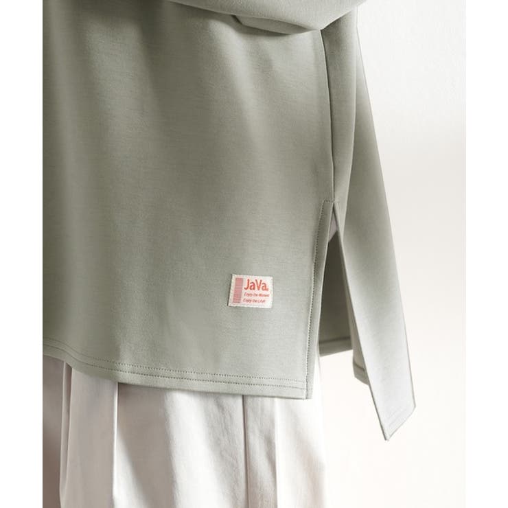 艶めく大人のスウェット。ダンボールニットサイドスリットプルオーバー | Classical Elf  | 詳細画像14 