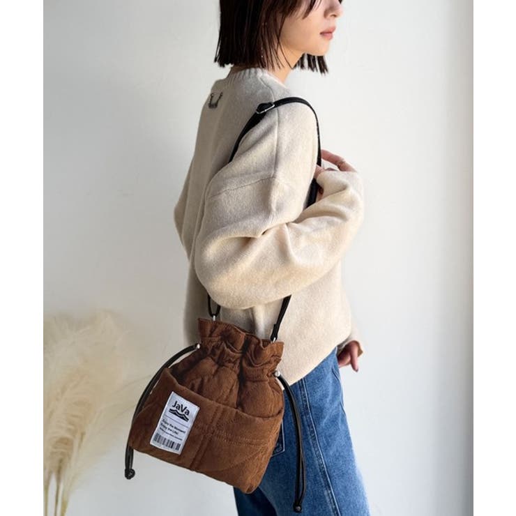 秋冬のマストハブ！2WAYミニ巾着コーデュロイショルダーバッグ | Classical Elf  | 詳細画像7 