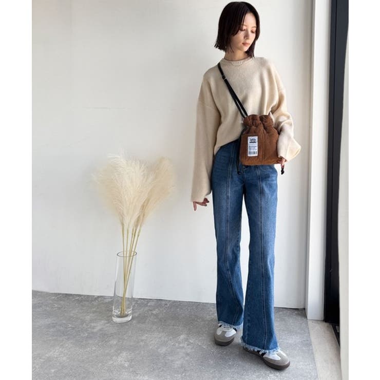 秋冬のマストハブ！2WAYミニ巾着コーデュロイショルダーバッグ | Classical Elf  | 詳細画像8 