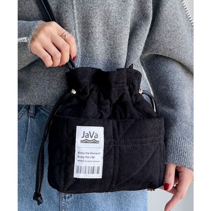 秋冬のマストハブ！2WAYミニ巾着コーデュロイショルダーバッグ | Classical Elf  | 詳細画像1 