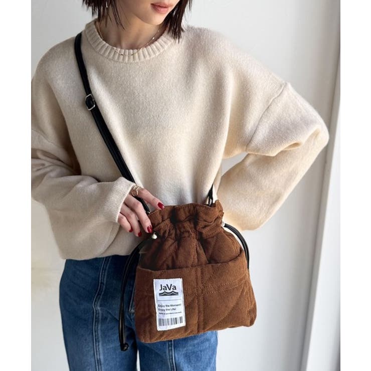 秋冬のマストハブ！2WAYミニ巾着コーデュロイショルダーバッグ | Classical Elf  | 詳細画像5 