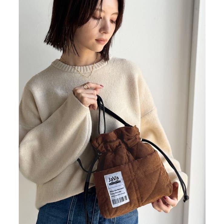 秋冬のマストハブ！2WAYミニ巾着コーデュロイショルダーバッグ | Classical Elf  | 詳細画像6 