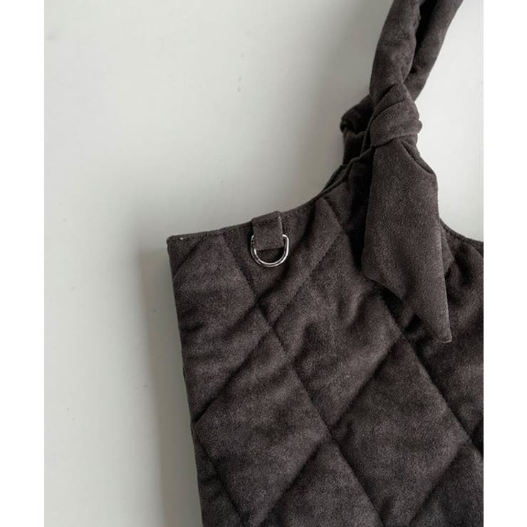 大容量！ふわもち素材♪スウェードライクキルティングトートバッグ | Classical Elf  | 詳細画像11 