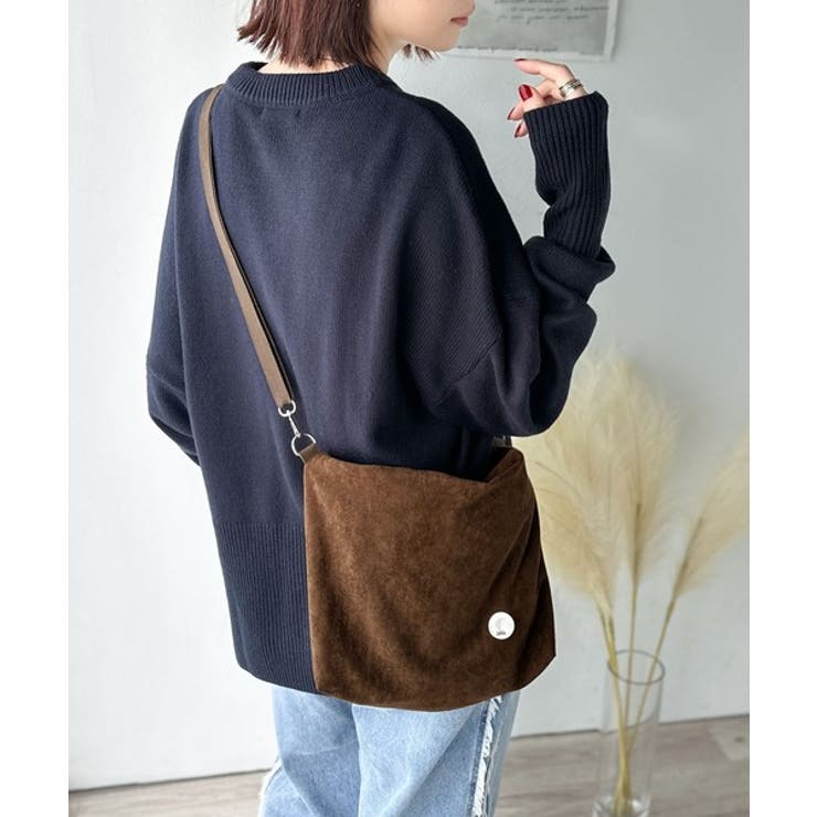 オリジナルロゴ入りクリアボタンがきらりと映える♪スウェードライク2wayショルダ… | Classical Elf  | 詳細画像11