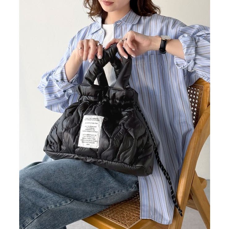 2wayシルエットでシーンを選ばず活躍♪キルティングパフィドロストバッグ | Classical Elf  | 詳細画像12 