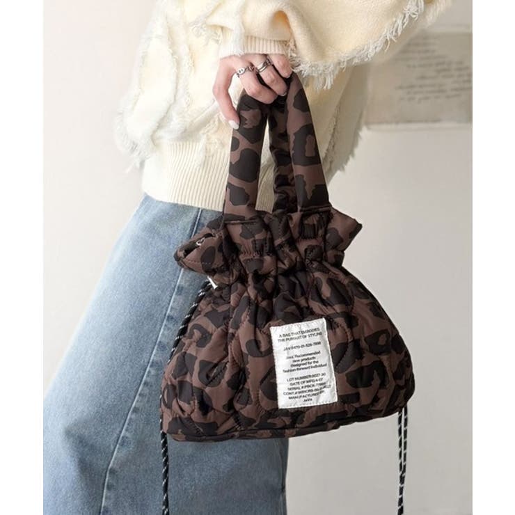 ブラウン | 2wayシルエットでシーンを選ばず活躍♪キルティングパフィドロストバッグ | Classical Elf 