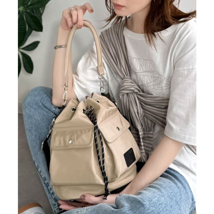 《JaVaジャバコラボ》おしゃれなのに、機能的。2wayダブルポケットバッグ | Classical Elf  | 詳細画像10 