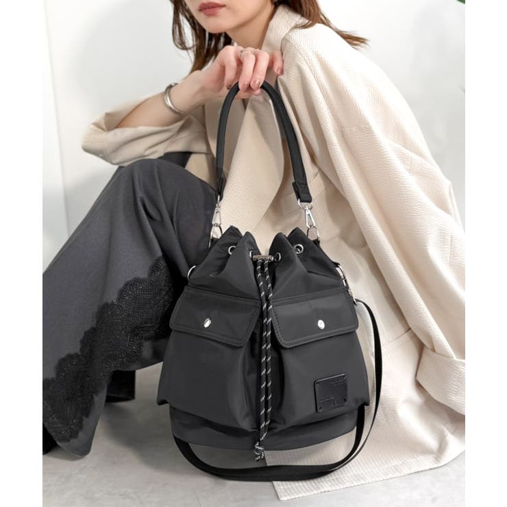 《JaVaジャバコラボ》おしゃれなのに、機能的。2wayダブルポケットバッグ | Classical Elf  | 詳細画像1 