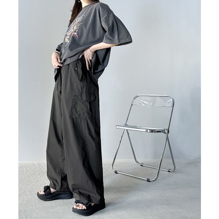 ヴィンテージ感がクール ミリタリーピグメントカーゴパンツ[品番