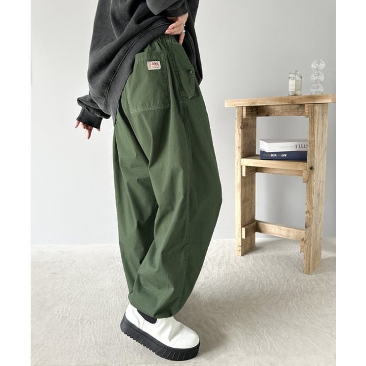 ヴィンテージ感がクール ミリタリーピグメントカーゴパンツ | Classical Elf  | 詳細画像14 