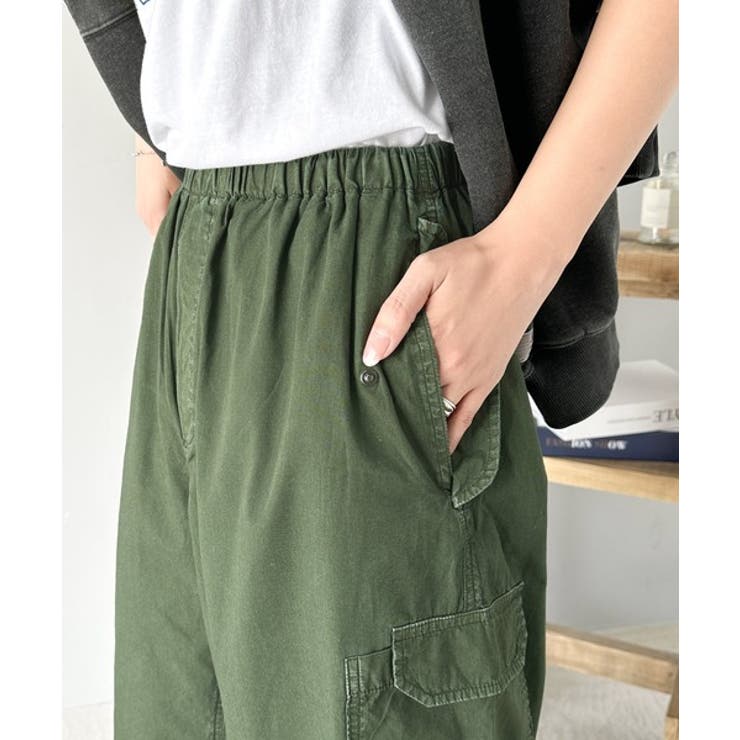 ヴィンテージ感がクール ミリタリーピグメントカーゴパンツ | Classical Elf  | 詳細画像25 