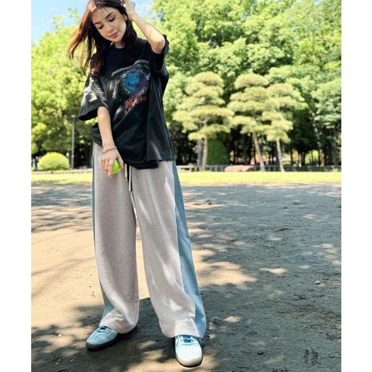 《JaVaジャバ コラボ》ゆるっと穿きこなす。サイド切り替え裏使いスウェットパン… | Classical Elf  | 詳細画像69 