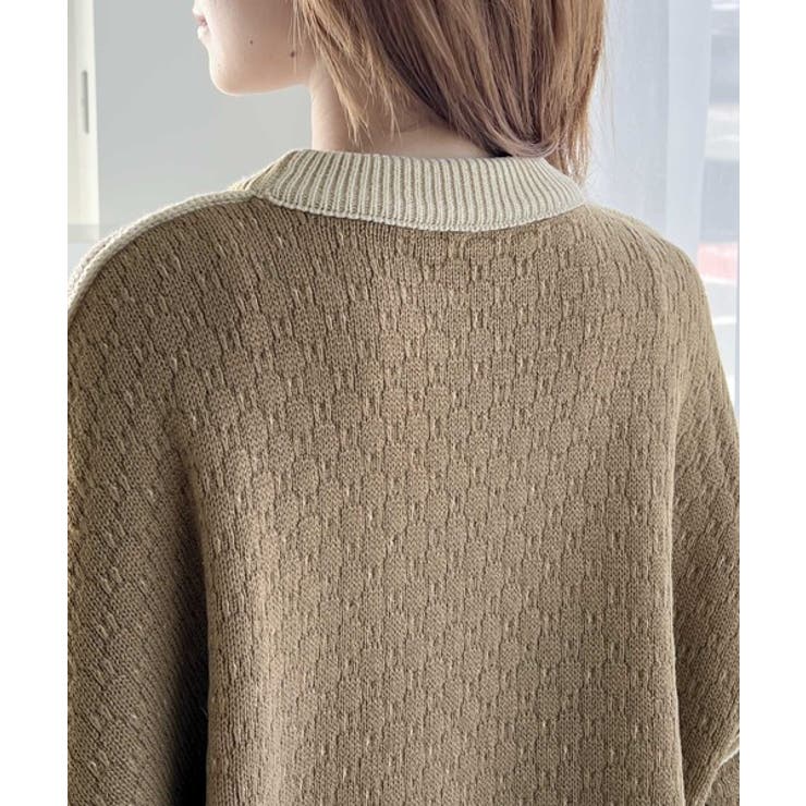 美品]Pura Lana Vergine リバーシブルコート 2wayゆったり