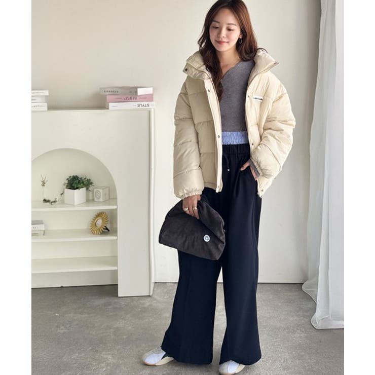 《JaVaジャバコラボ》トレンド感も暖かさも叶える。ショート丈スタンドネック中綿… | Classical Elf  | 詳細画像6 