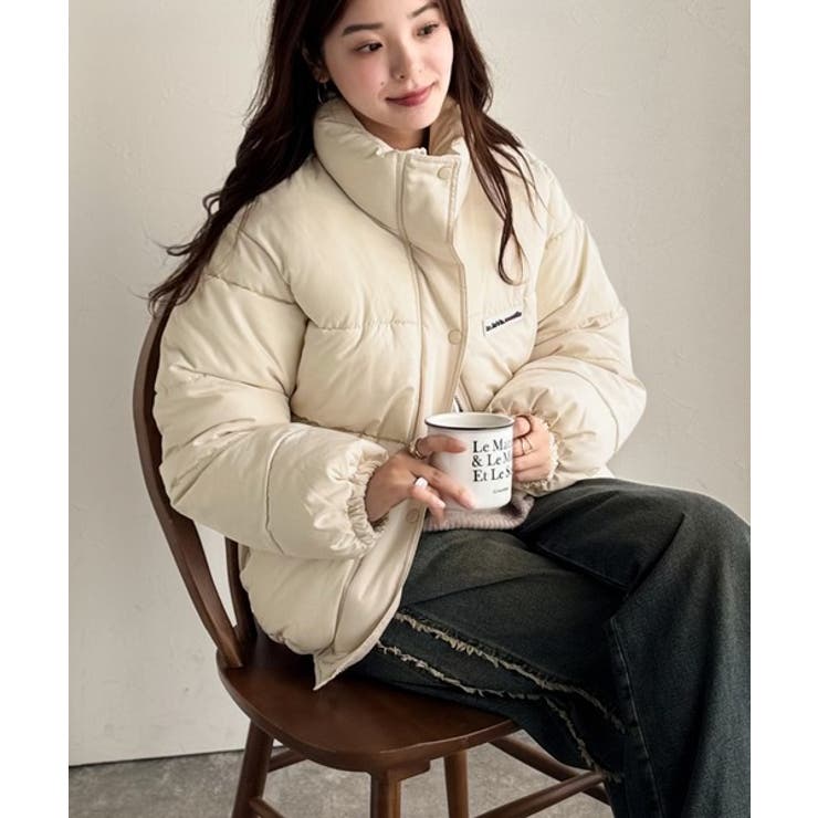 《JaVaジャバコラボ》トレンド感も暖かさも叶える。ショート丈スタンドネック中綿… | Classical Elf  | 詳細画像11 