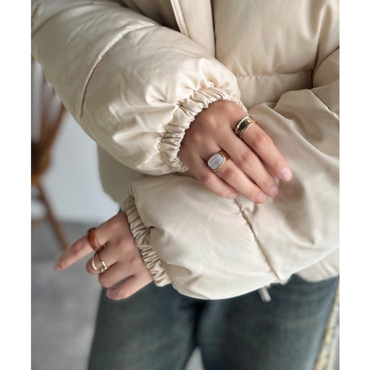 《JaVaジャバコラボ》トレンド感も暖かさも叶える。ショート丈スタンドネック中綿… | Classical Elf  | 詳細画像48 