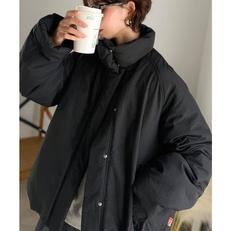 衿2WAYで旬映え。衿取り外し可能エッグライン中綿ブルゾン | Classical Elf  | 詳細画像10 