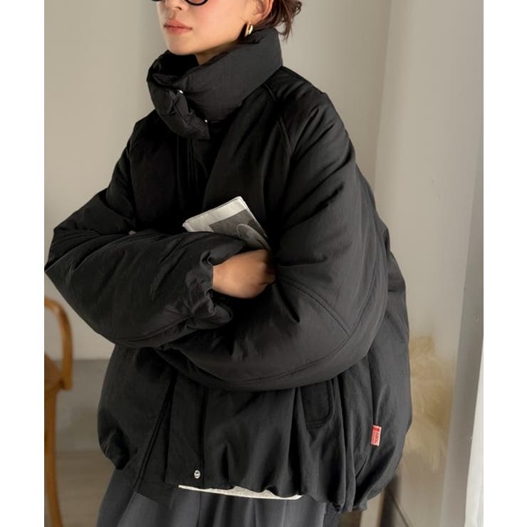 衿2WAYで旬映え。衿取り外し可能エッグライン中綿ブルゾン | Classical Elf  | 詳細画像12 