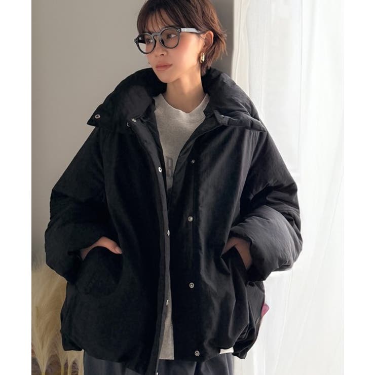 衿2WAYで旬映え。衿取り外し可能エッグライン中綿ブルゾン | Classical Elf  | 詳細画像15 