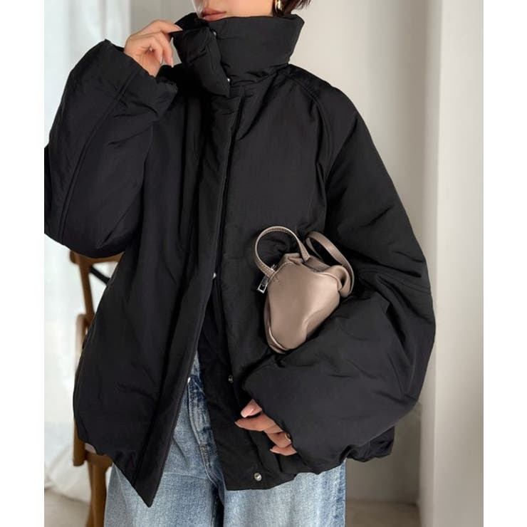 衿2WAYで旬映え。衿取り外し可能エッグライン中綿ブルゾン | Classical Elf  | 詳細画像22 