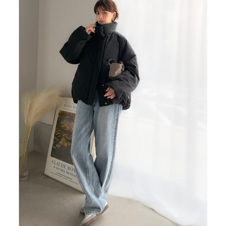 衿2WAYで旬映え。衿取り外し可能エッグライン中綿ブルゾン | Classical Elf  | 詳細画像23 