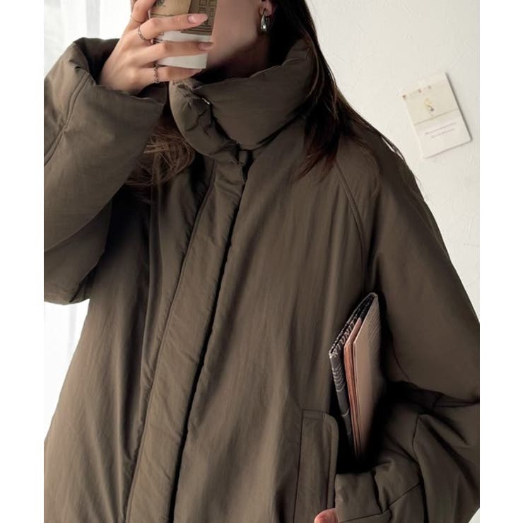 衿2WAYで旬映え。衿取り外し可能エッグライン中綿ブルゾン | Classical Elf  | 詳細画像25 